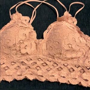 Pink bralette